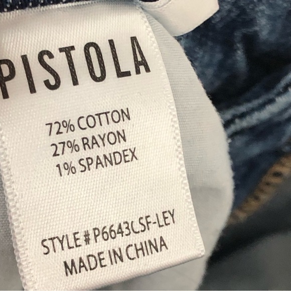 Pistola 25x28 Cara High Rise Vintage Skinny distressed 0278 dark - Picture 8 of 10